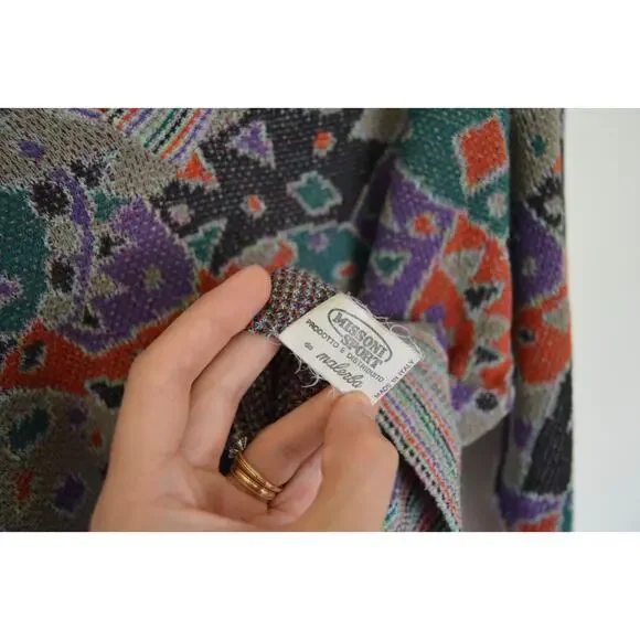 Missoni Sport Vintage 80s V Neck Sweater - Picture 3 of 5
